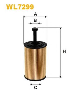 WIX FILTERS wl7299 -  Фильтр масляный двигателя